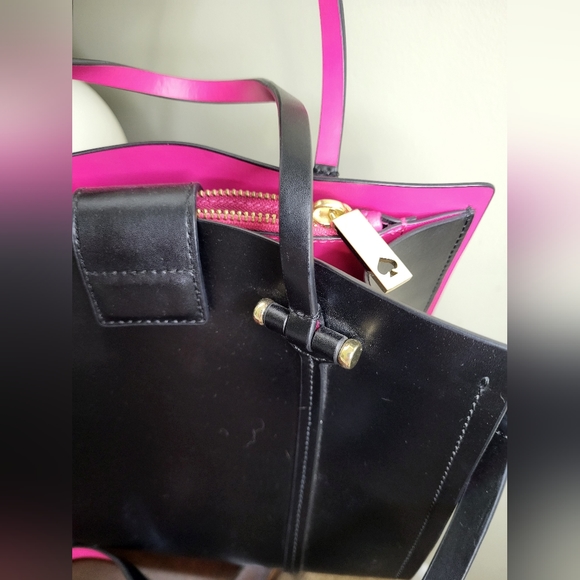 Kate Spade Hot Pink Shoulder Bag, Like New - Picture 3 of 5